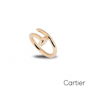 Cartier Rose Gold Plain Juste un Clou Ring Size 50 B4092500 Cartier Rose Gold Plain Juste un Clou Ring Size 50 B4092500